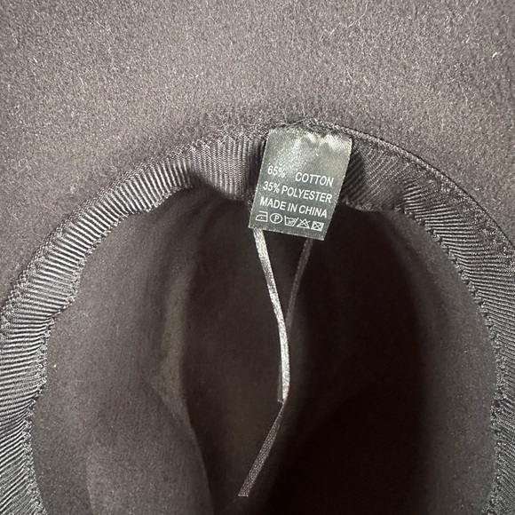 Stylish Black Fedora Hat - Picture 6 of 6